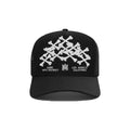 CASADEPT-AMIRI BONES STACKED TRUCKER HAT