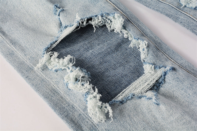 Men's Purple Jeans 9010